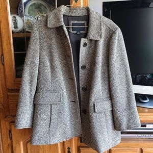 Banana Republic Tweed Pea Coat